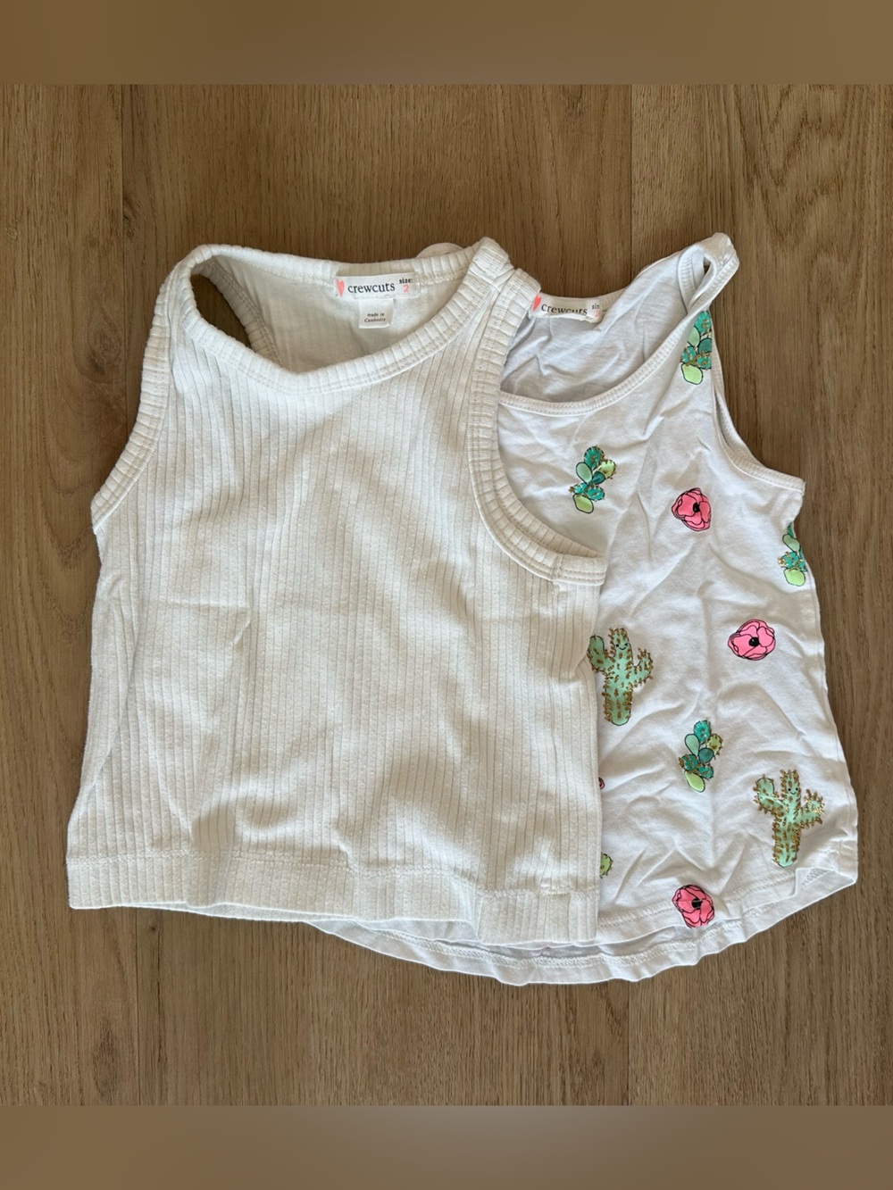 Crewcuts Tank Tops. Lot of 2